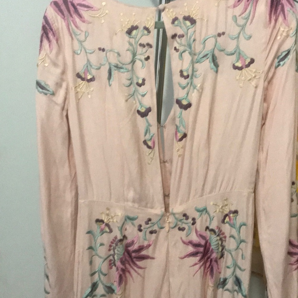 Free People Long sleeved romper. Wide leg - Picture 3 of 3